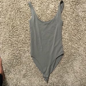 F21 olive body suit
